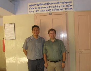 Tsherlingla (left) and Ferren at the Christian Medical College’s Child & Adolescent Psychiatry Unit