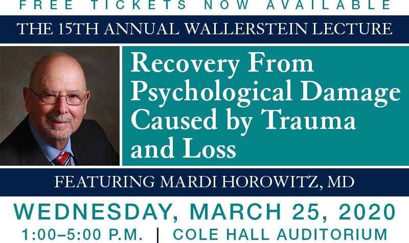 2020 Wallerstein Lecture