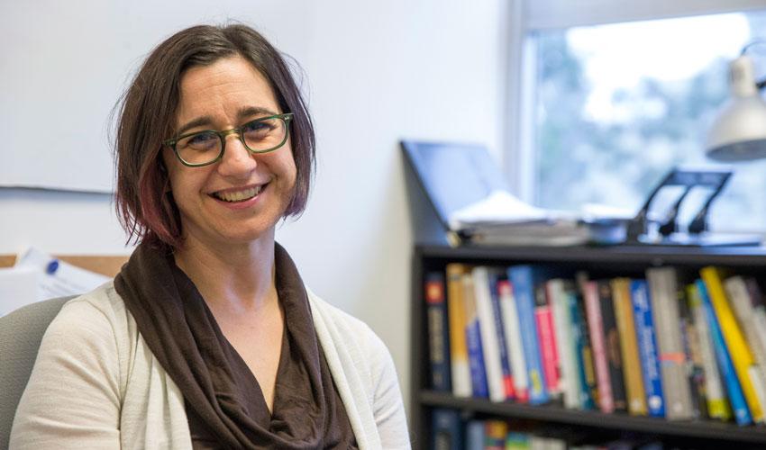 Melissa Hagan, PhD, in her office