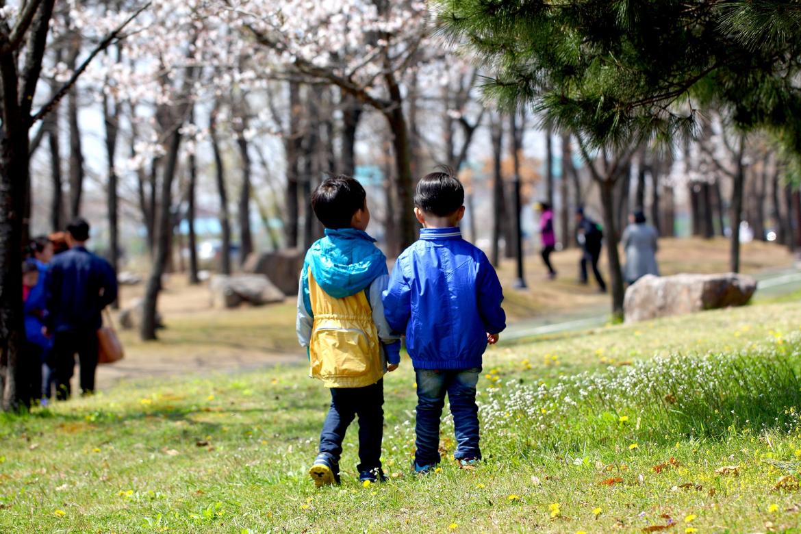 Children in a park