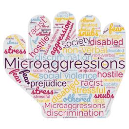 Microaggressions word cloud