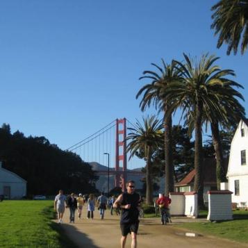 Runners at Crissy Field