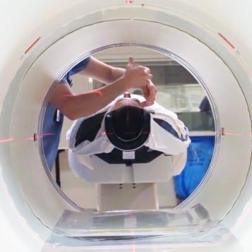 Weiner in an MRI machine