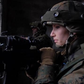 Female soldier