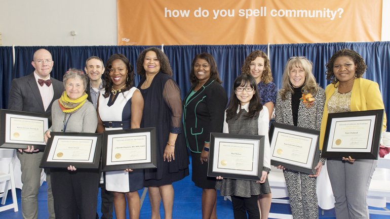 2016 Chancellor Diversity Award winners